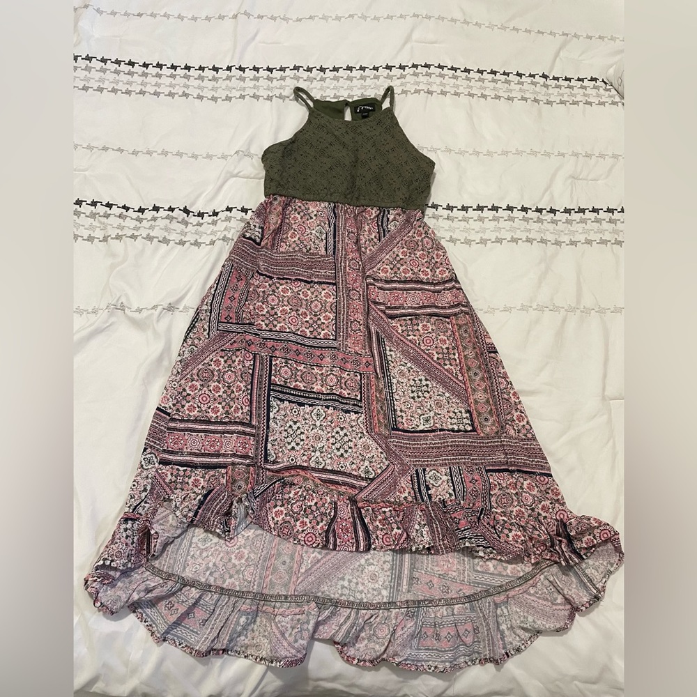 Kids Boho High-Low Dress